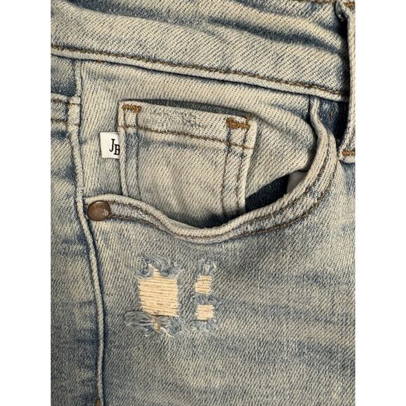 Judy Blue The Bees Knees Straight Fit Size 0/24 High Waisted Bottom Slit - Picture 8 of 11